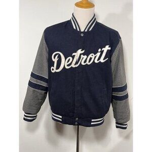 Vtg Medium Genuine Merchandise JH Design Detroit Tigers MLB Reversible